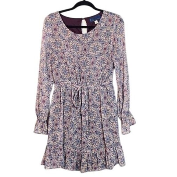 Blue Rain for Francesca's Dresses & Skirts - Blue Rain Women's  Boho Dress With Drawstring Waist & Ruffled Hem Size L